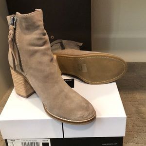 Taupe Suede boots size 9